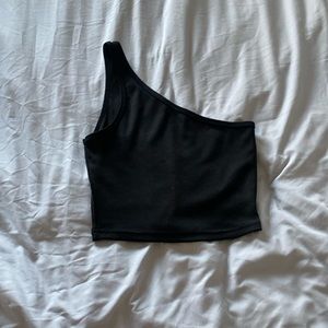 One-shoulder tank top